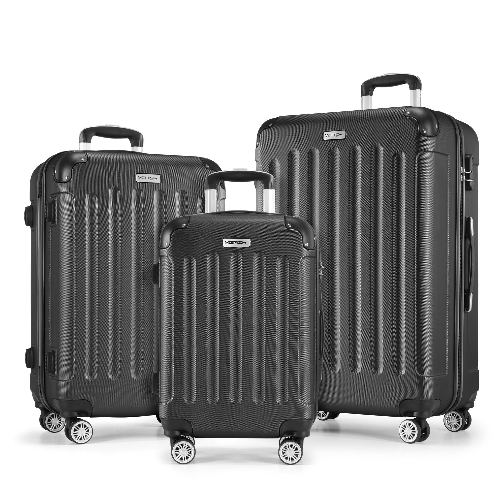 Koffer-Set anthrazit