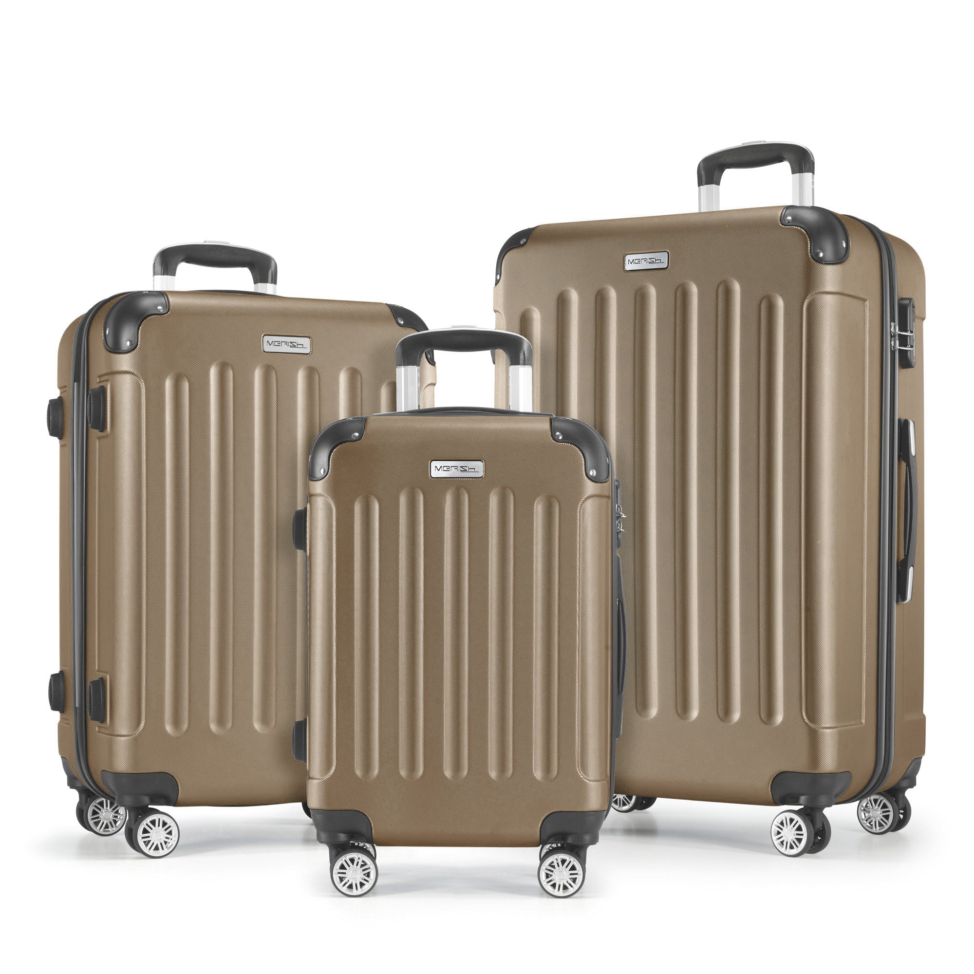 Koffer-Set champagner